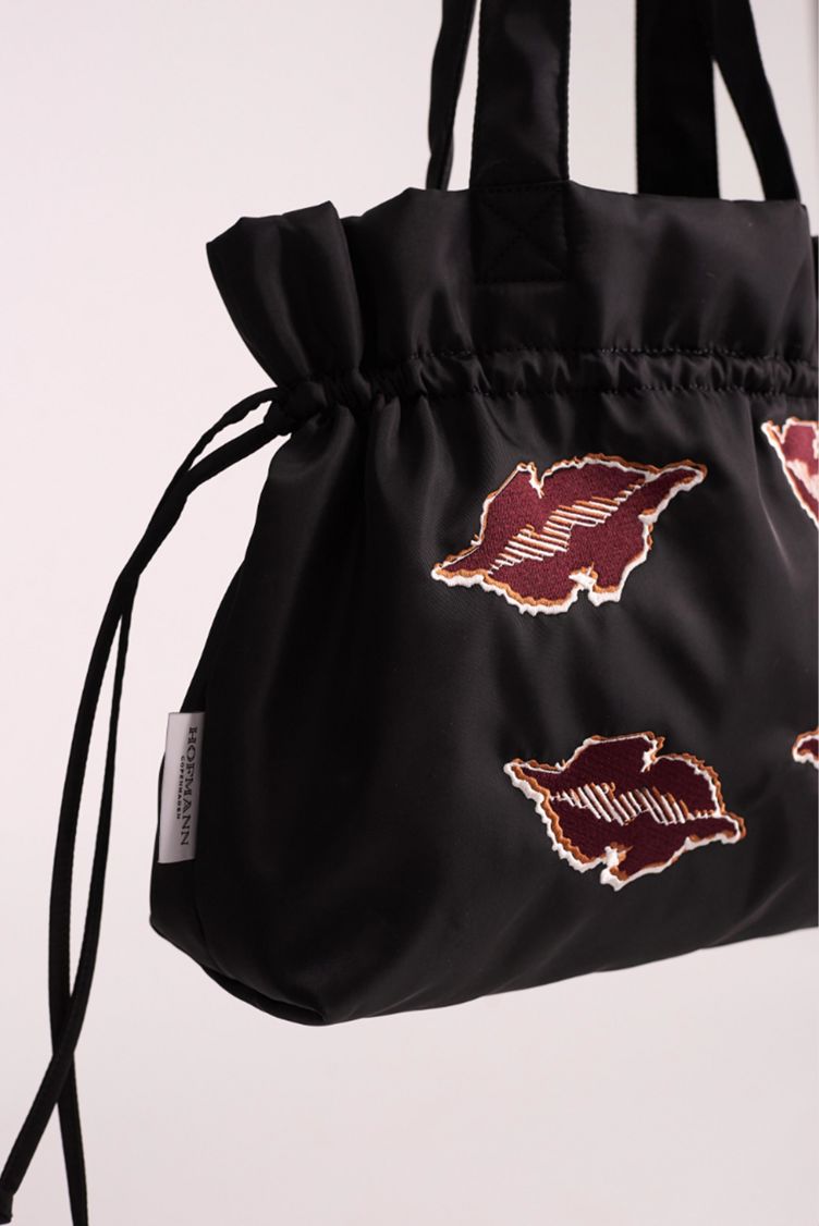 Hofmann Copenhagen Embroidered Bag Black